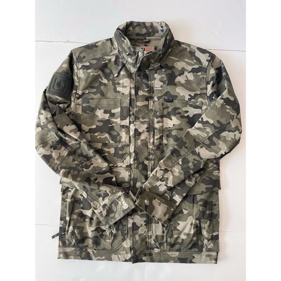 5.11 Tactical Camo Jacket Women M Green Pockets Hunting Workwear Army Field - Picture 1 of 10